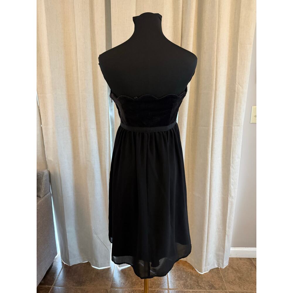 LIMITED EDITION BLACK STRAPLESS DRESS SIZE 6 - Picture 2 of 6